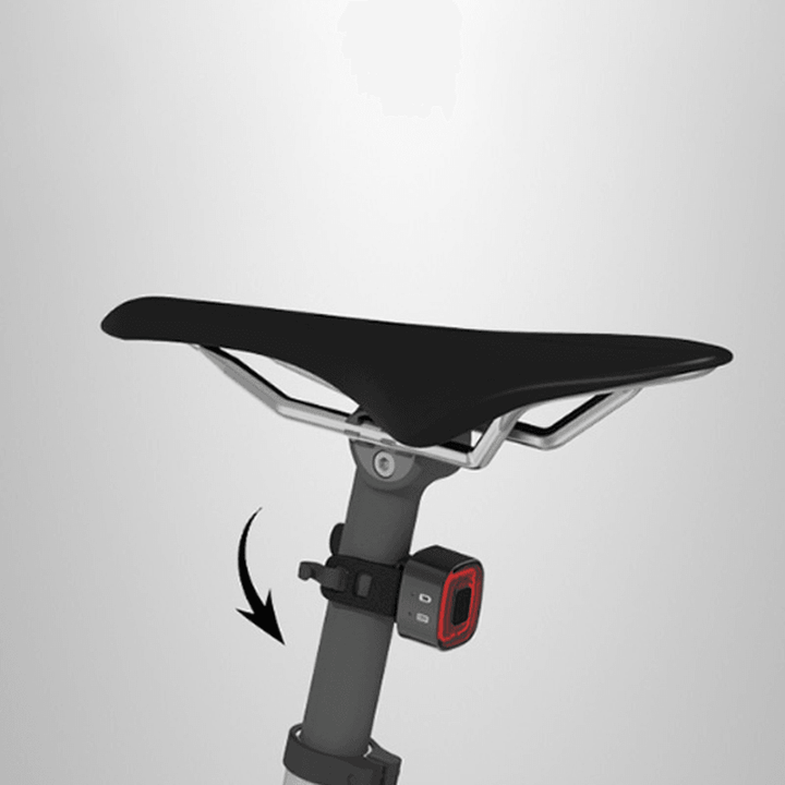 ENFITNIX 30LM COB LED Intelligent Sensor Brake Light 30H Working Time Bike Tail Light USB Road Bike MTB Warning Rear Lamp