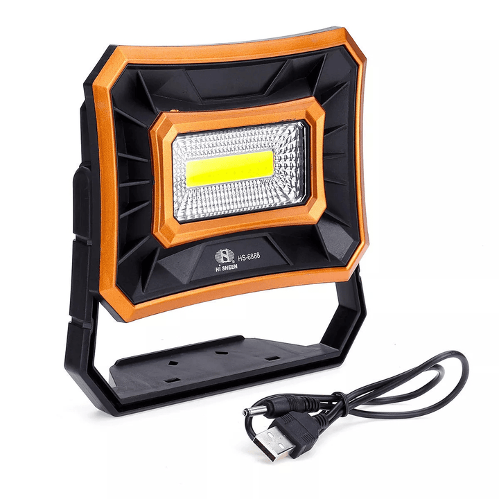 Ipree¬Æ 50W Solar LED COB USB Work Light IP65 Waterproof Floodlight Spotlight Outdoor Camping Emergency Lantern - MRSLM