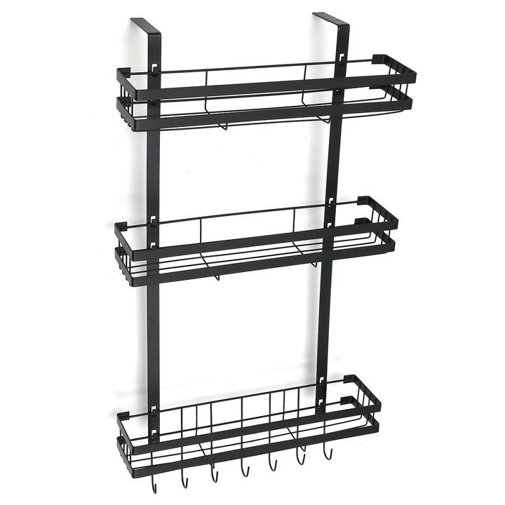 3 Tier Kitchen Refrigerator Storage Rack Fridge Seasoning Organizer Hang Shelf