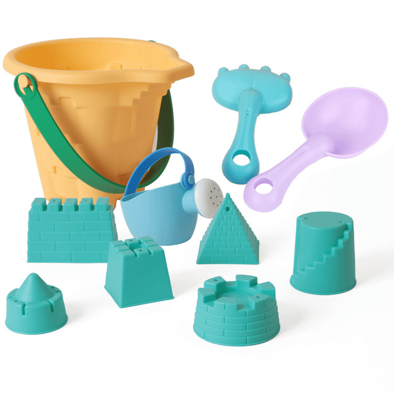 New Soft Beach Toys Children'S Summer Beach Beach Bucket Playing in Water Large Shovel Sand Dredging Tool Set