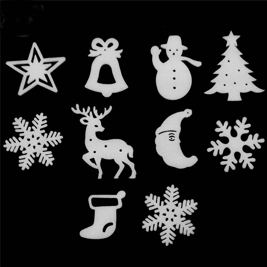 10Pcs Christmas Xmas Wall Hanging Decoration Snowman Santa Clau Snowman Christmas Party Decoration