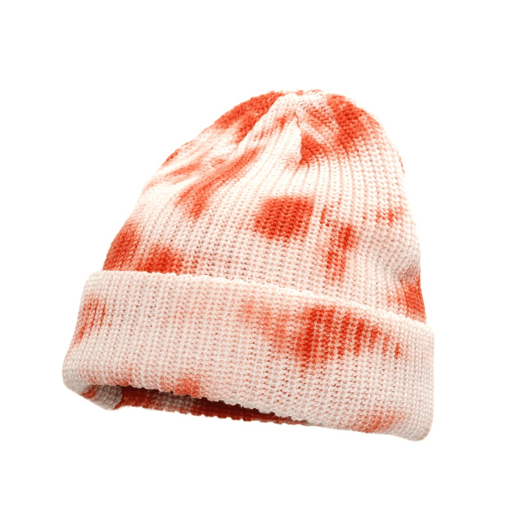 Gradient Color Knitted Hat Lovers Keep Warm and Cold