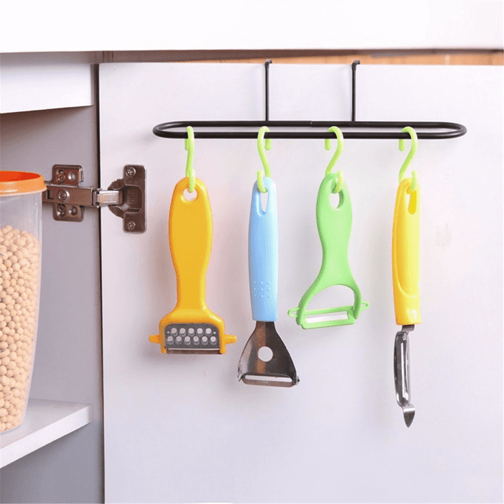 Multipurpose Towel Rack Seamless Free Nail Cloth Rack Bathroom Hangers Hook