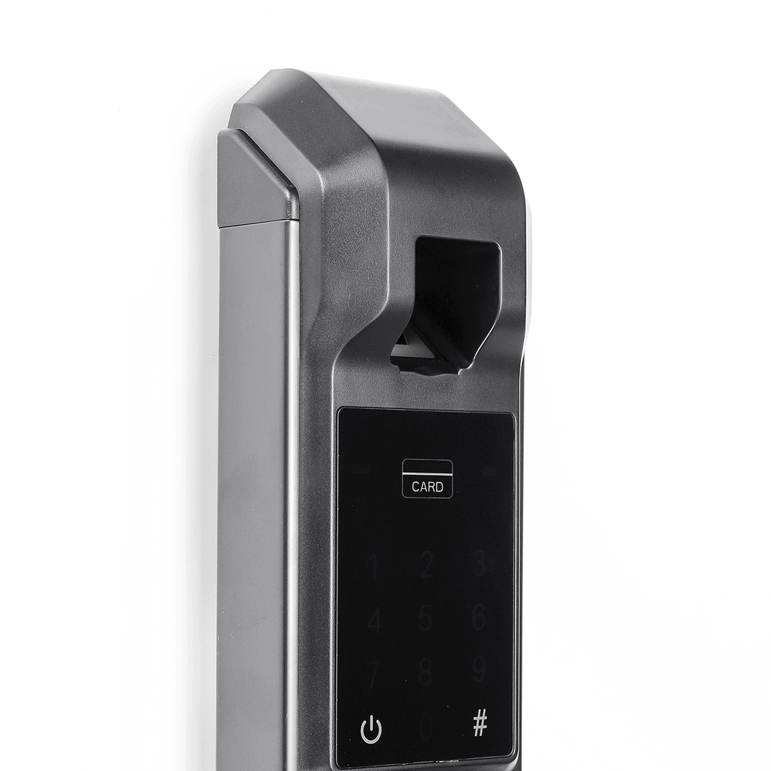 Smart Optical/Semiconductor Door Lock Fingerprint/Card/Password/Key/App Control Access Security Doorlock