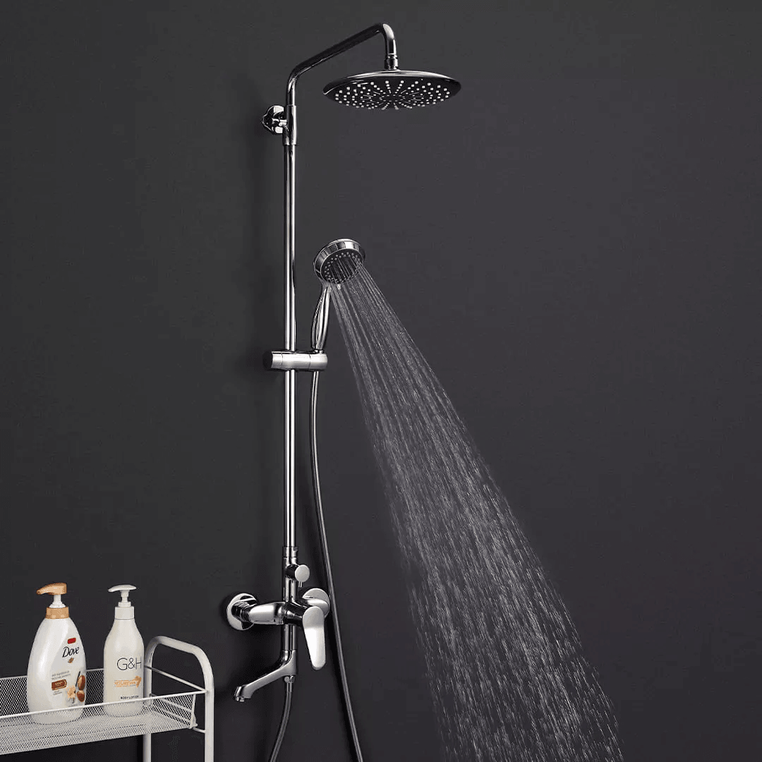 Submarine HS105 Bathroom Handheld Pressurized Shower Head 3 Mode Adjustable SPA Massage Rainfall Spray Silicone Water Panel Bath Shower Head From