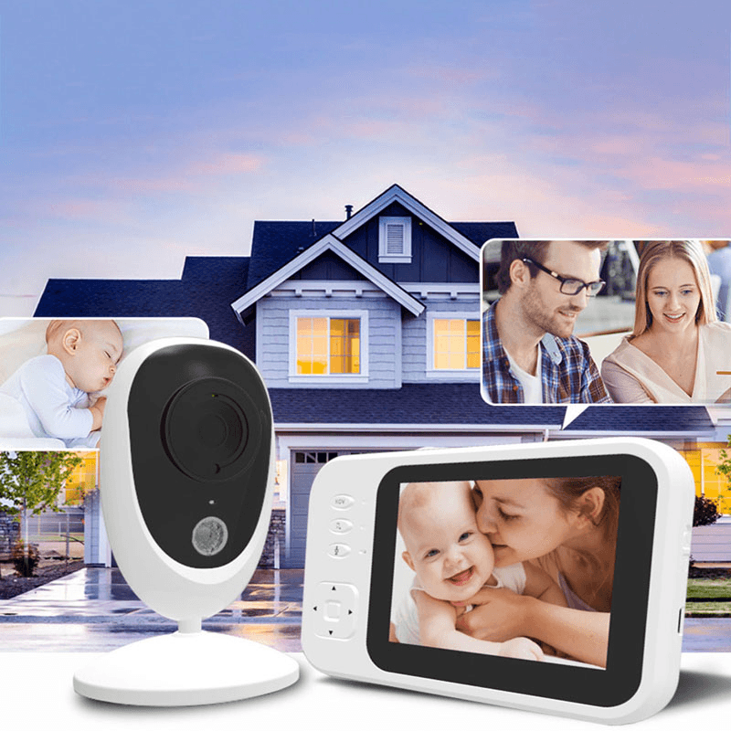 Wifi Baby Monitor with Camera Video Baby Sleeping Nanny Audio Night Vision Home Security Babyphone Camera