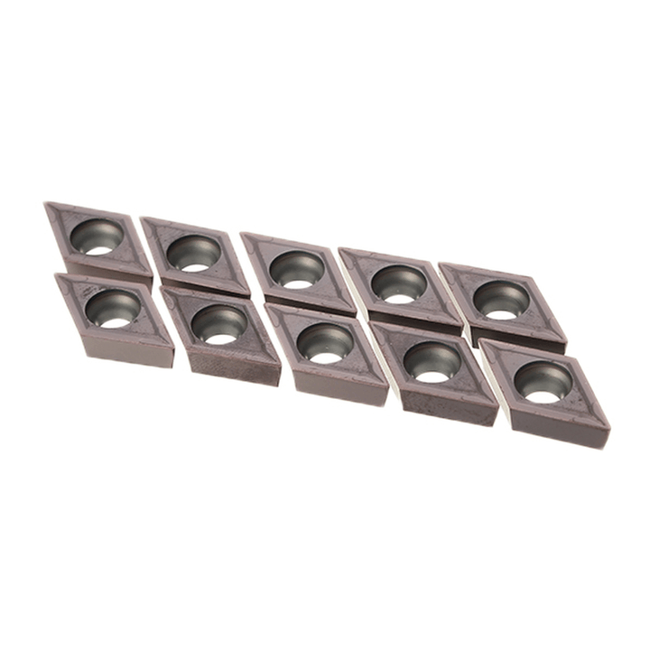 10Pcs DCMT11T0304 VP15TF Cemented Carbide Inserts for Stainless Steel