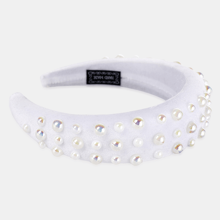 Pearl Sponge Headband Multicolor Ladies Headband