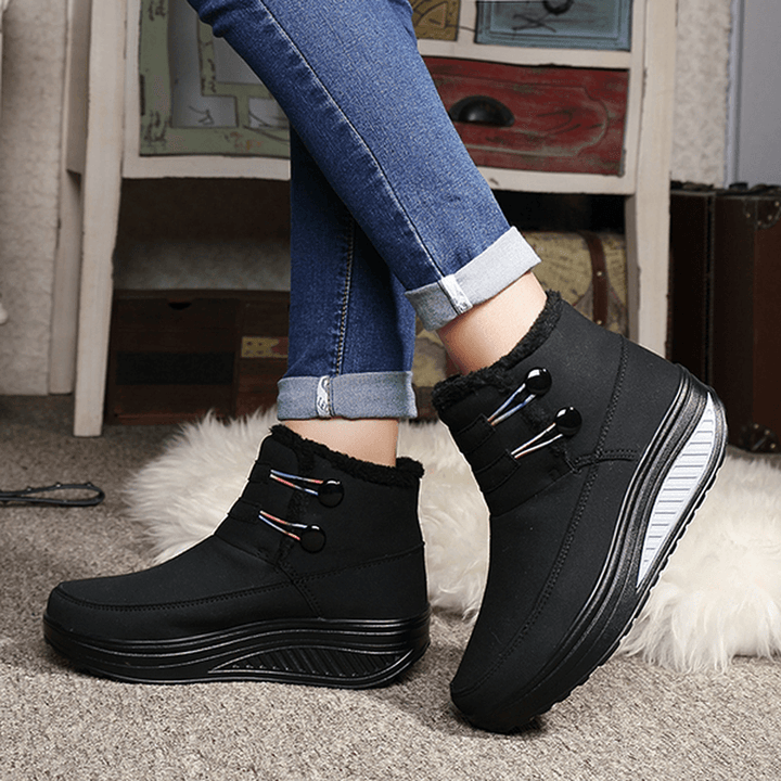 Women Winter Slip on Keep Warm Boots