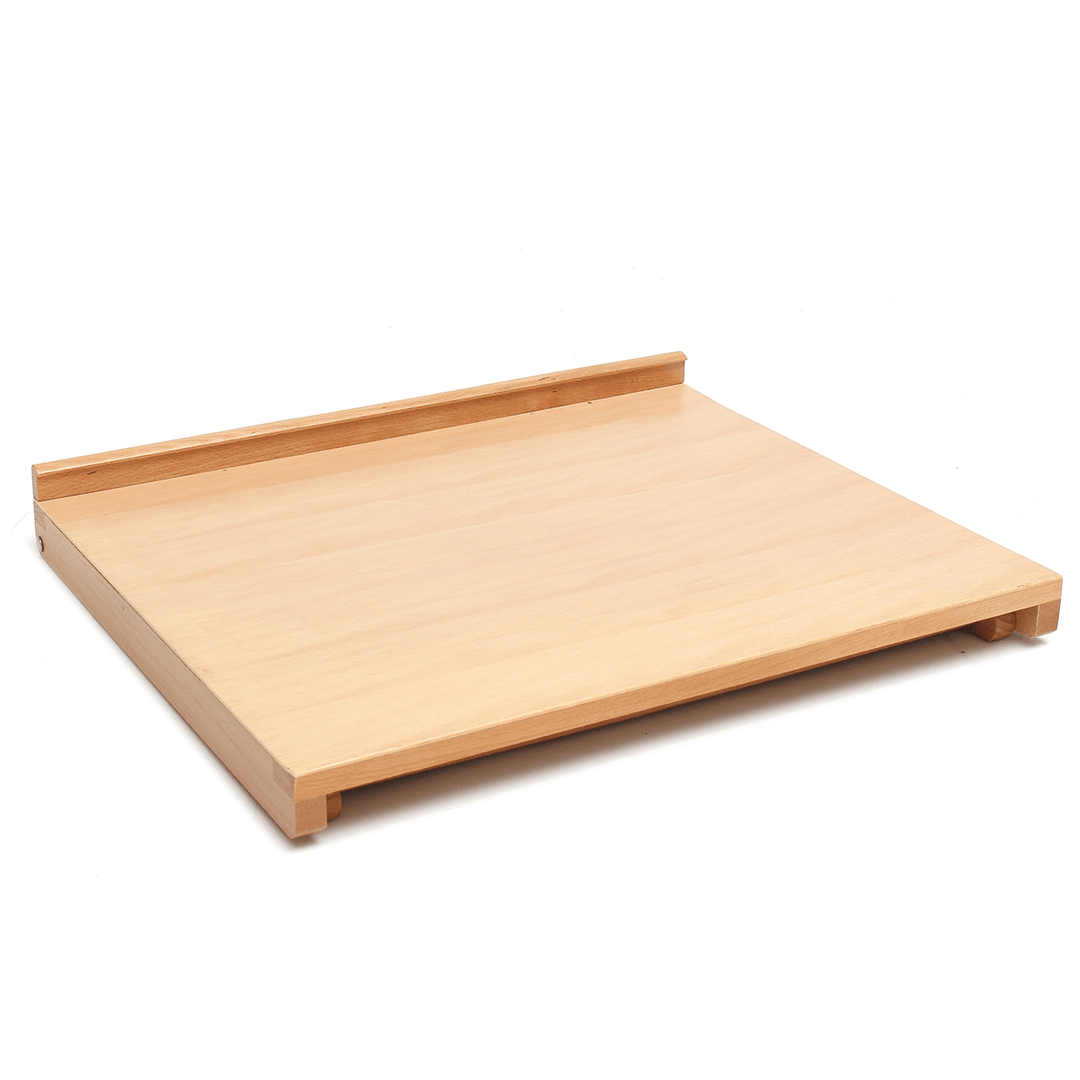 Adjustable Beech Wood Drawing Storage Board Fold Flat Sketching Crafted with Elastic Band