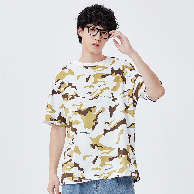 Personalized Youth Trend Korean Half-Sleeve Bottoming Shirt