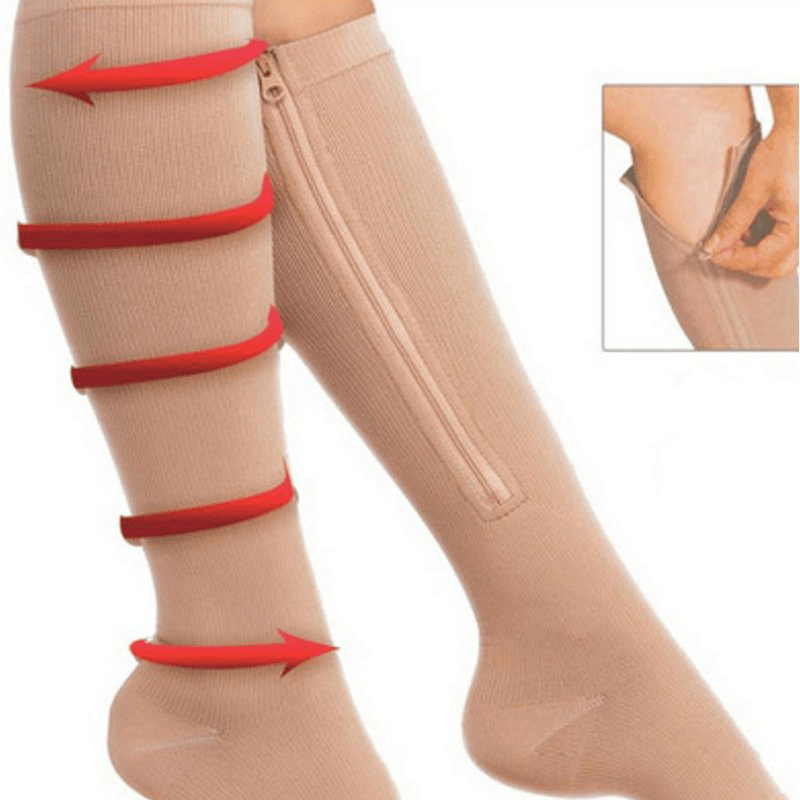 Durable Soothe Varicose Veins Compression Socks Stocking Sleep Leg Slimming - MRSLM