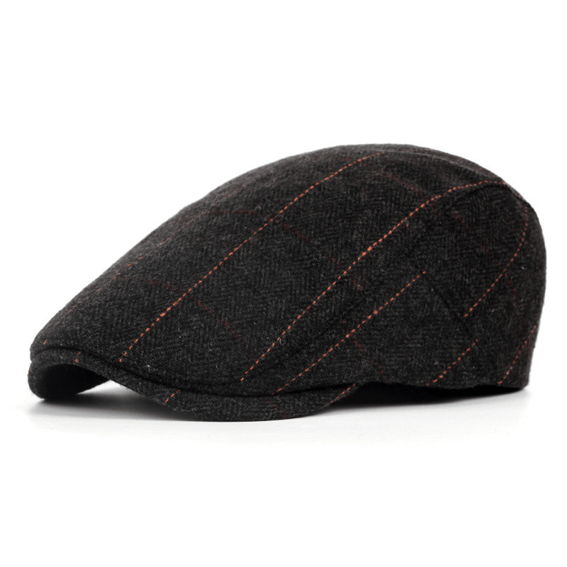 Hat Men'S Middle-Aged and Elderly Duck-Tongue Forward Cap