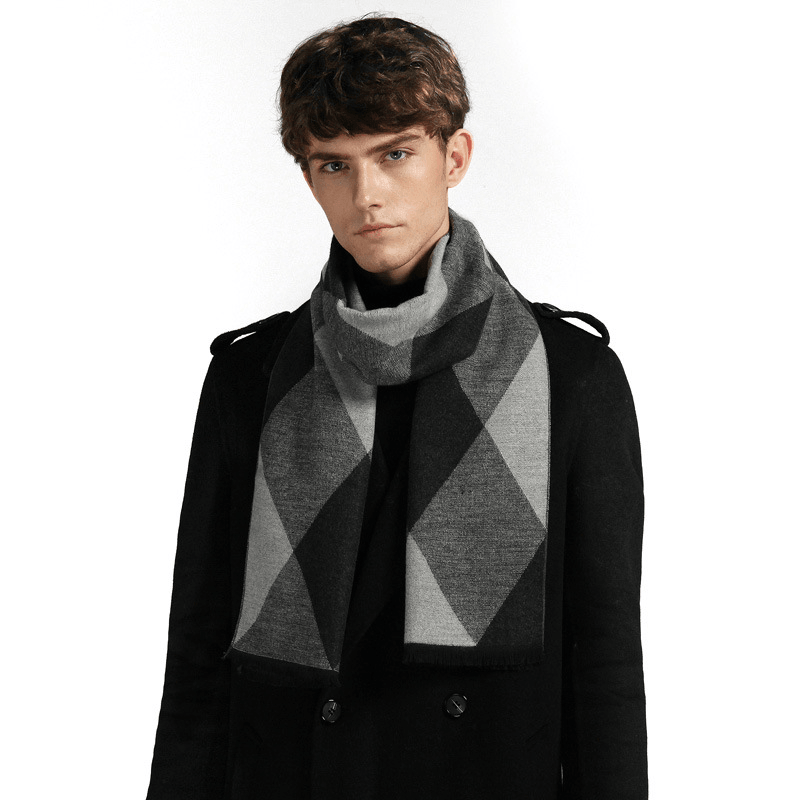 Men'S Extended Cashmere All-Match Warm Scarf