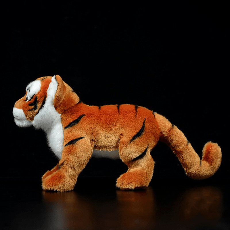 Simulation Standing Tiger Plush Toy White Cute