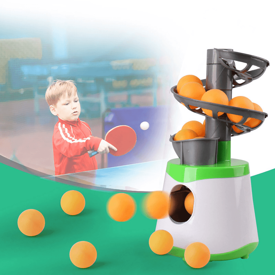 Ping Pong Table Tennis Robot Automatic Ball Launcher Machine for Athletes Students Beginners Training