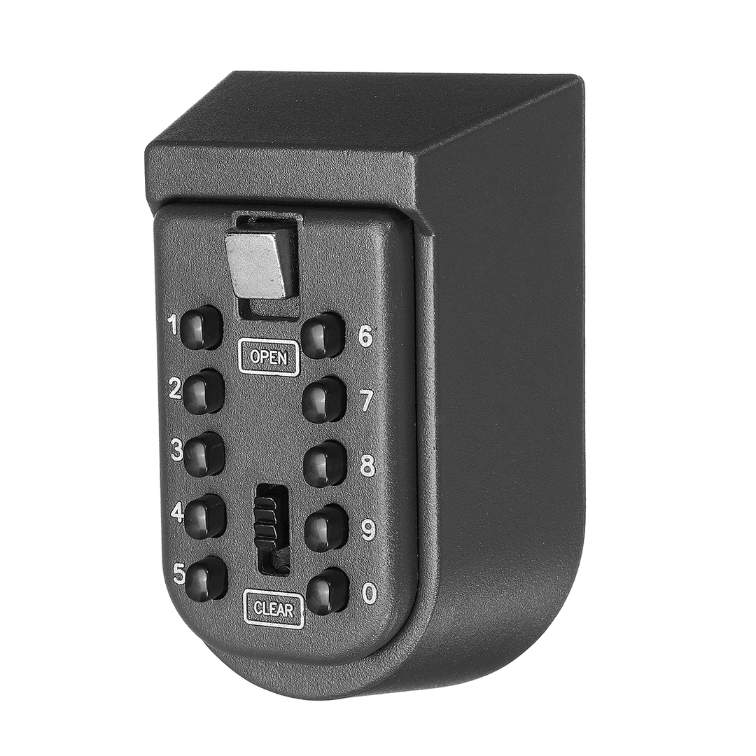 Outdoor Wall Mount Key Safe Combination Lock Storage Box 10-Digital Password