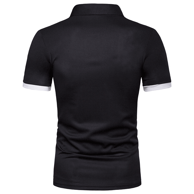 Mens Summer Casual Business Stylish Basic Golf Shirts