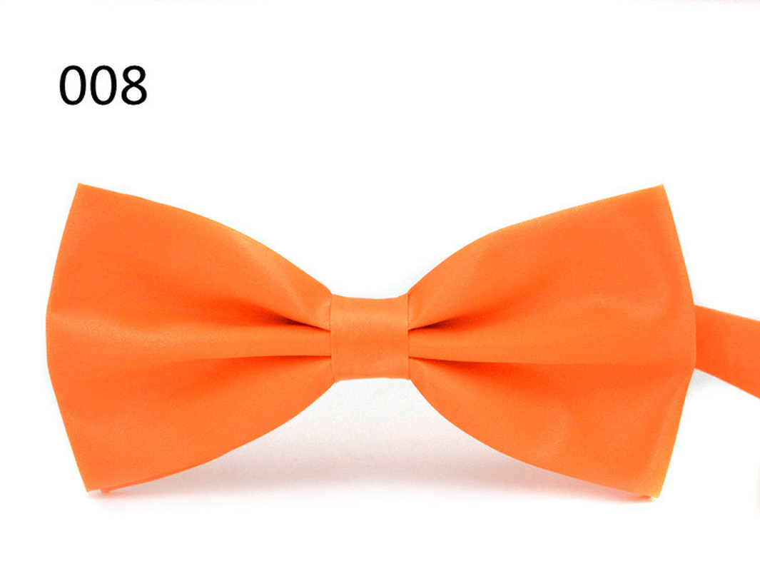 Bright Casual Men'S Solid Color Bow Tie