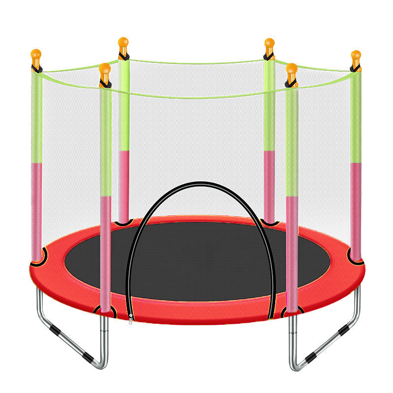 Kids Trampoline with Enclosure Safety Net Jumping Mat Spring Cover Padding