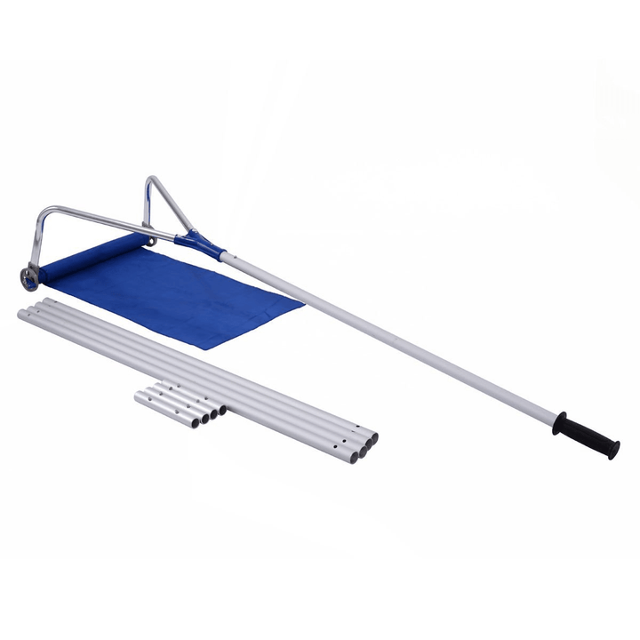 193-640Cm Roof Snow Shovel Telescopic Rod Roof Rake Roof Snow Removal System Oxford Cloth Roof Rake for Removing Snow Cleaner