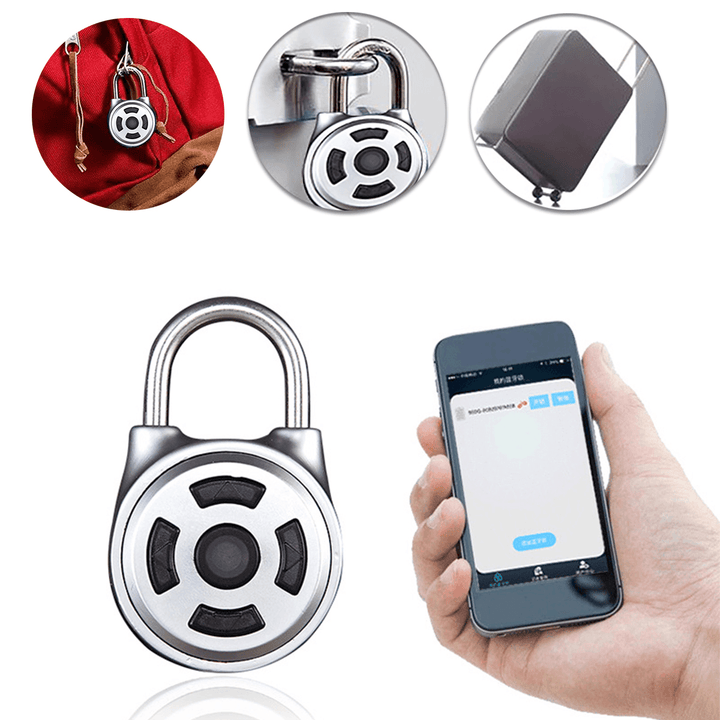 APP Intelligent Password Lock Android Ios APP Unlock Anti-Theft Security Combination Padlock Indoor