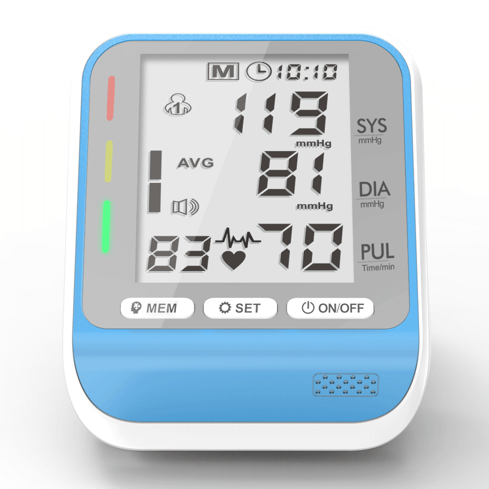 Wrist Blood Pressure Monitor Portable Household Sphygmomanometer Electronic Heart Rate Pulse Tonometer Meter