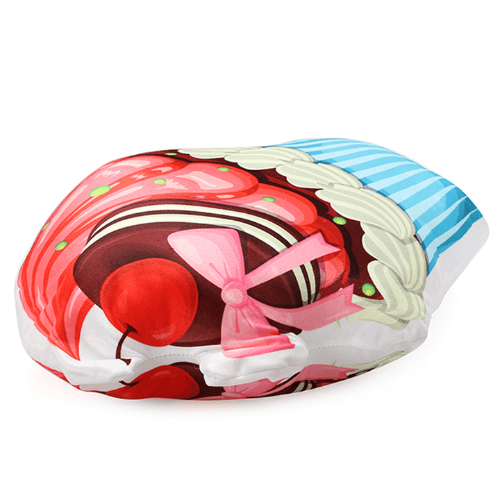 Simulation Creative PP Cotton Squishy 3D Ice Cream Throw Pillow Plush Sofa Bed Office Cushion