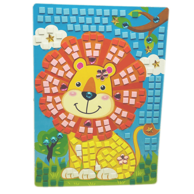 Children'S Handmade Materials EVA Diamond Mosaic Paste Painting Puzzle Stickers