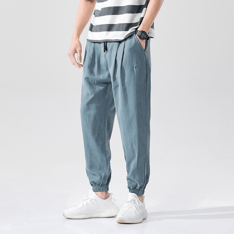 Summer Thin Loose Trousers Men'S Casual Trousers