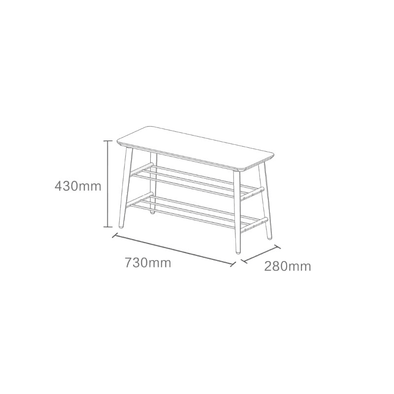 CHENGSHE Multifunction Bamboo Bench Shoe Storage Racks From