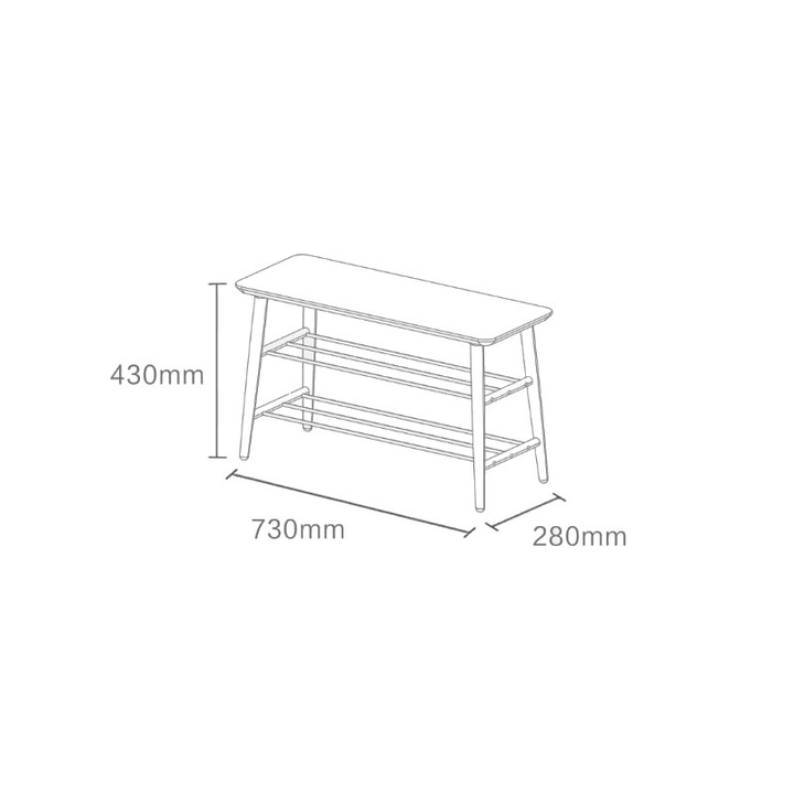 CHENGSHE Multifunction Bamboo Bench Shoe Storage Racks From