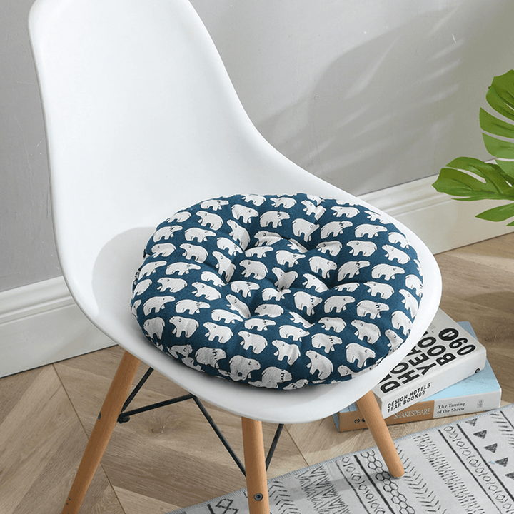 45*45Cm round Chair Seat Back Cushions Pad Sofa Pillow Home Office Decorations