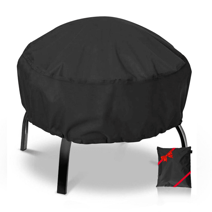 38X20" Patio Fire Pit Cover Waterproof Gas Grill BBQ Cover 420D Storage Bag