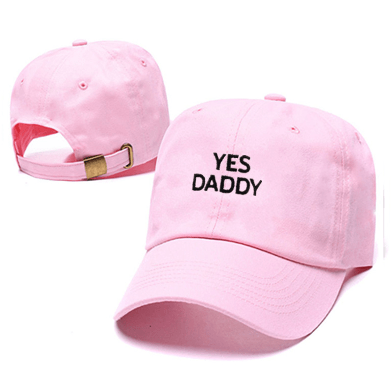 Mens and Womens Hip-Hop Hats Outdoor Caps Yes Daddy Embroidery Caps