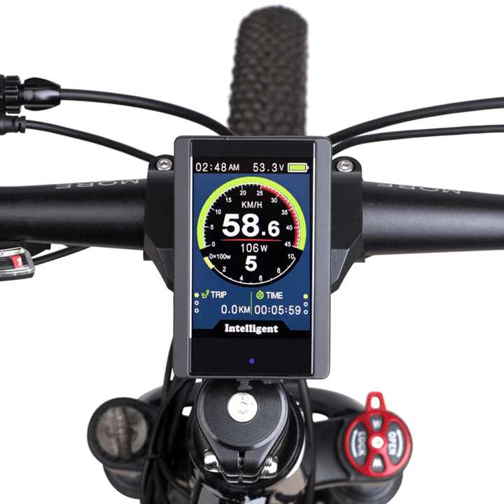 BIKIGHT Electric Bike 850C Display Screen for BAFANG BBS01/BBS02/BBSHD Mid Drive Motor Bicycle Ebike Computer