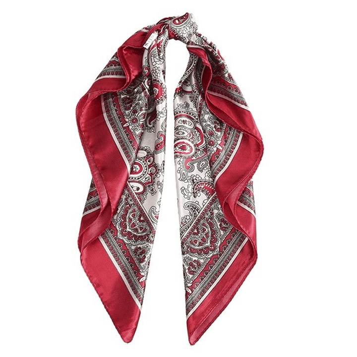 Fashion Women'S Color Matching Printed Hair Scarf