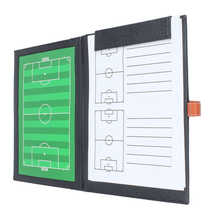 Magnetic Clipboard Football Tactic Board with Pen Coaches Training Guidance Tools Soccer Teaching Board Accessories