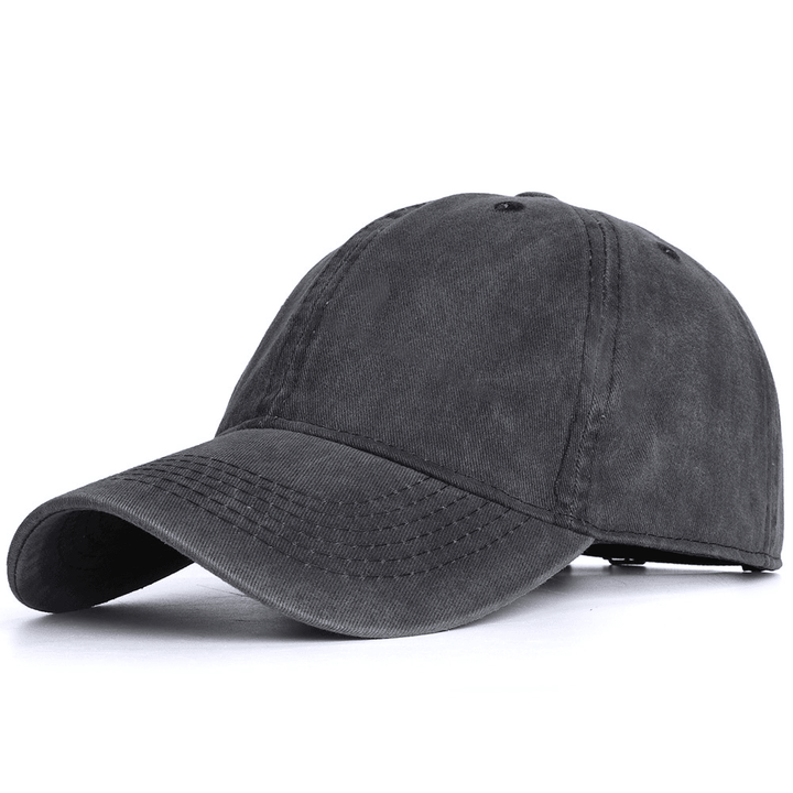 Washed Baseball Caps for Men and Women Outdoor Distressed Sun Hats Simple Caps