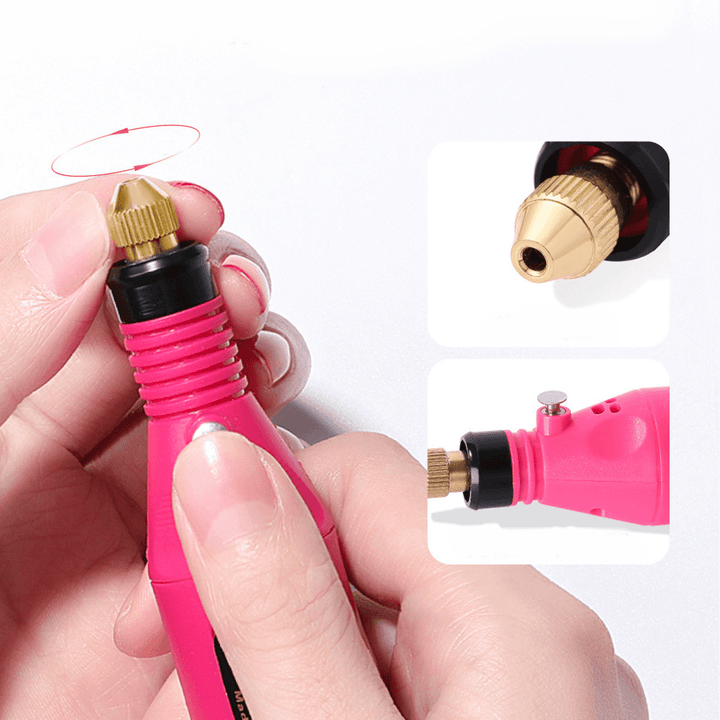 Electric Nail File Drill Kit Polishing Grinder Engraving Pen Manicure Pedicure Machine Tool Set