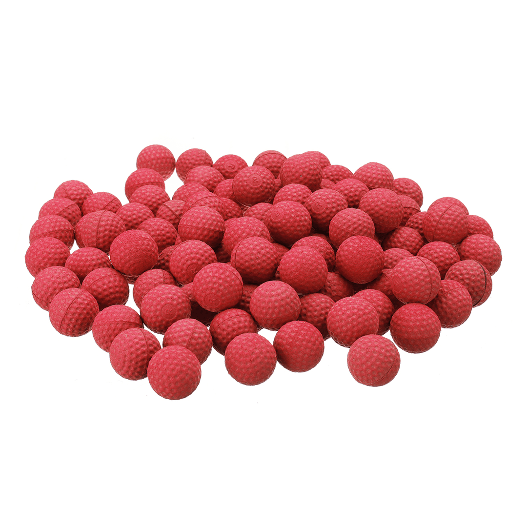 100Pcs 2.3Cm PU Buoyancy Rounds Bullet Balls Kids Toy Ball for Hunting Garden