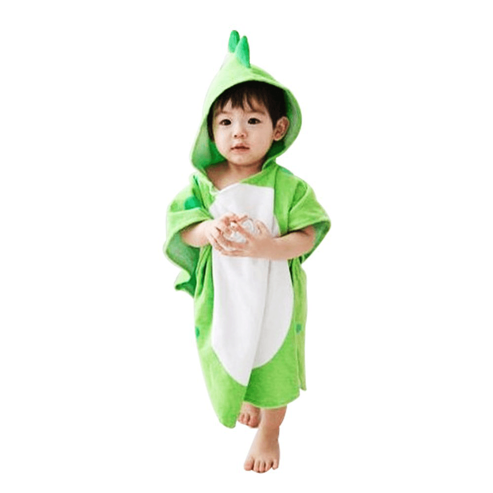 Infant Cotton Absorbent and Breathable Cartoon Bathrobe