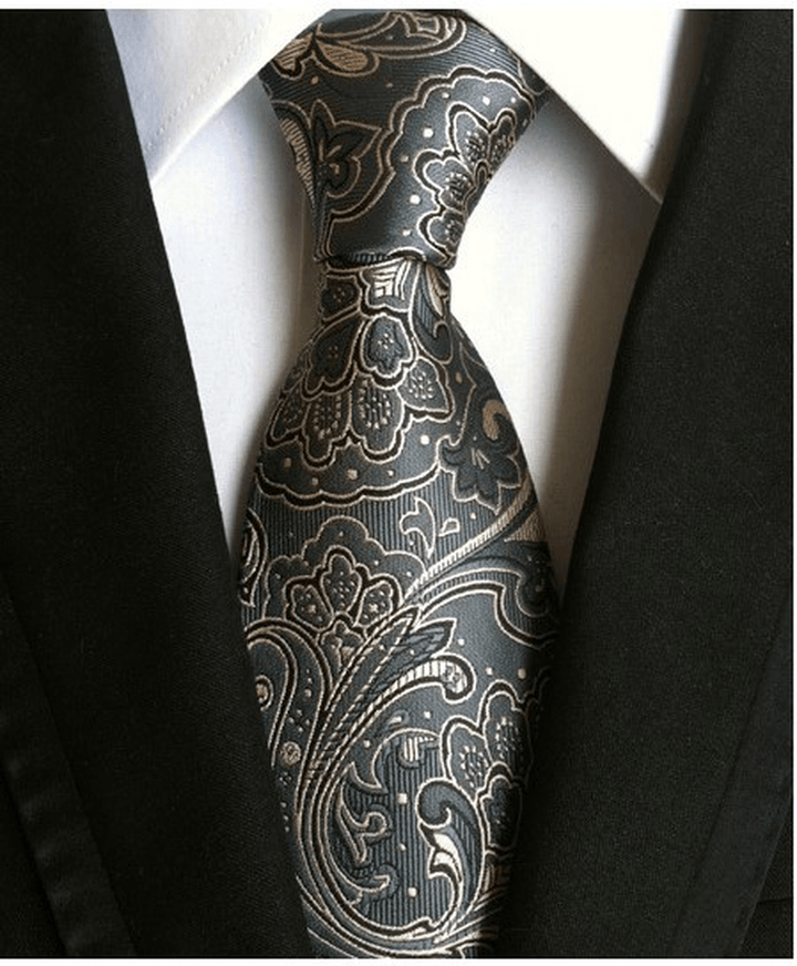 Men S Tie 8Cm Business Gentleman British Formal Wear