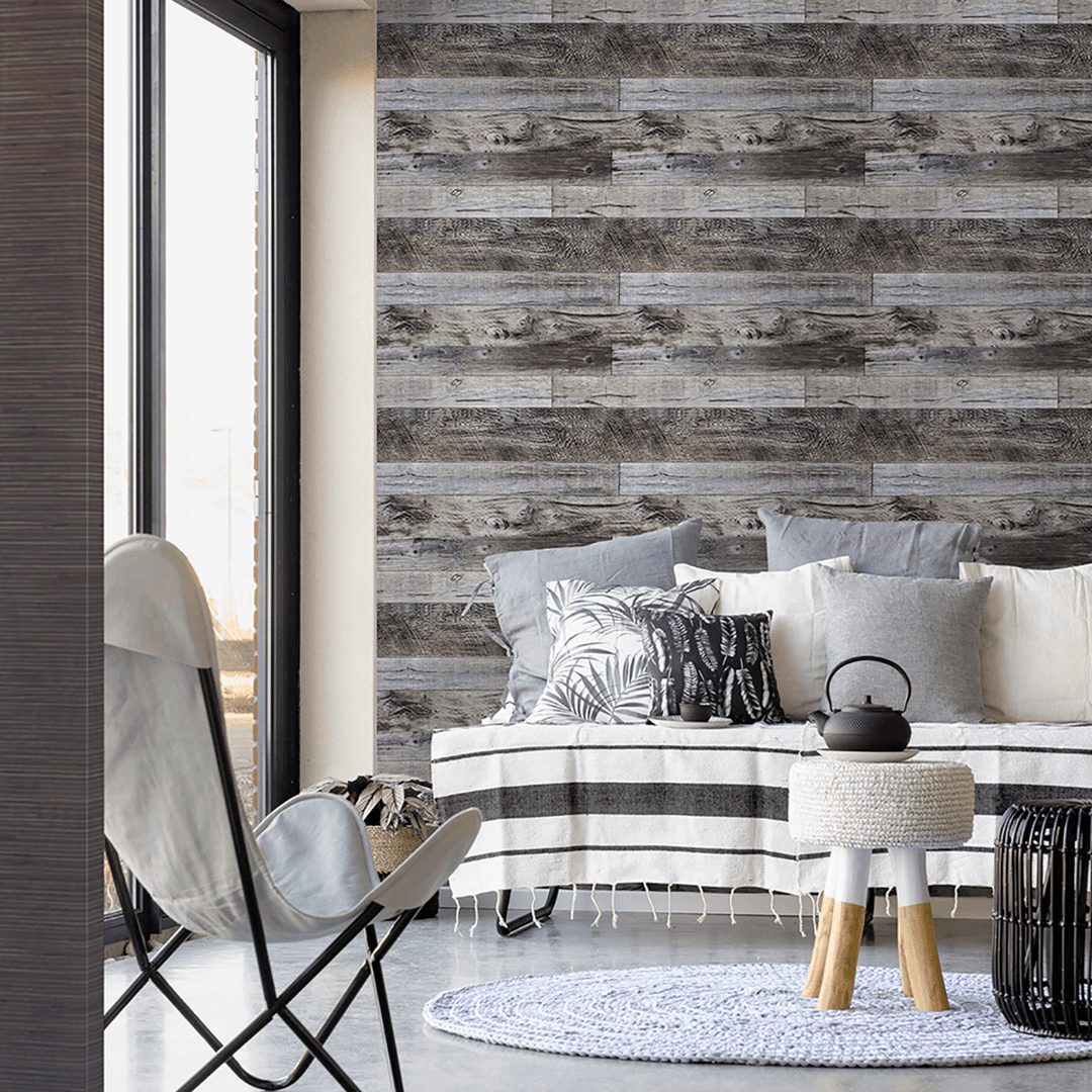 10M Retro Brick Wallpaper Wall Sticker Smooth Waterproof PVC Self-Adhesive Decoration