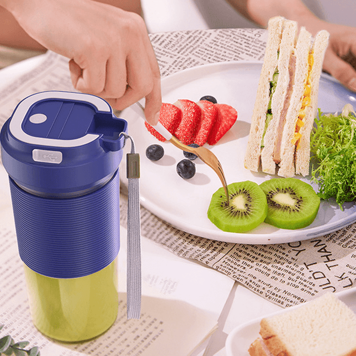 AUX HX-BL98 50W 300Ml Fruit Juicer Bottle Portable DIY USB Juicing Extracter Cup Outdoor Travel