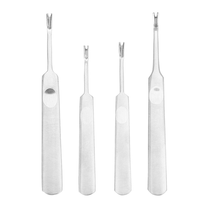 Honana Stainless Steel U or V Shape 2 Optional Size Stitching Groover Leathercraft Skiving DIY Tool - MRSLM