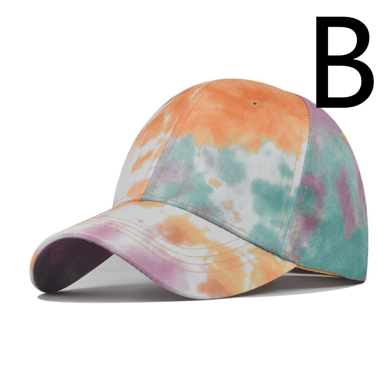 Tie-Dyed Cotton Men'S and Women'S Baseball Caps