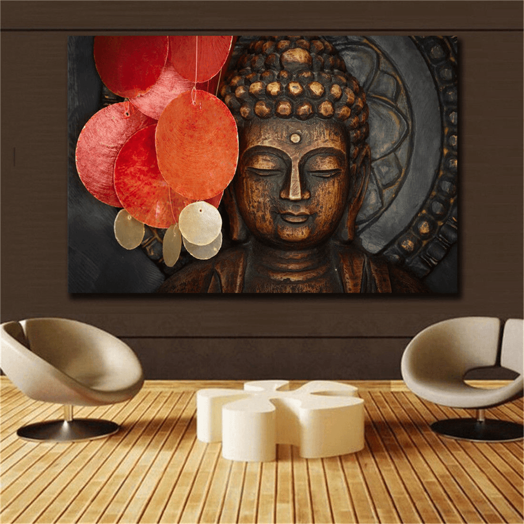 Large Art Prints Home Decor Canvas Painting Wall Art Statue Meditation Paper