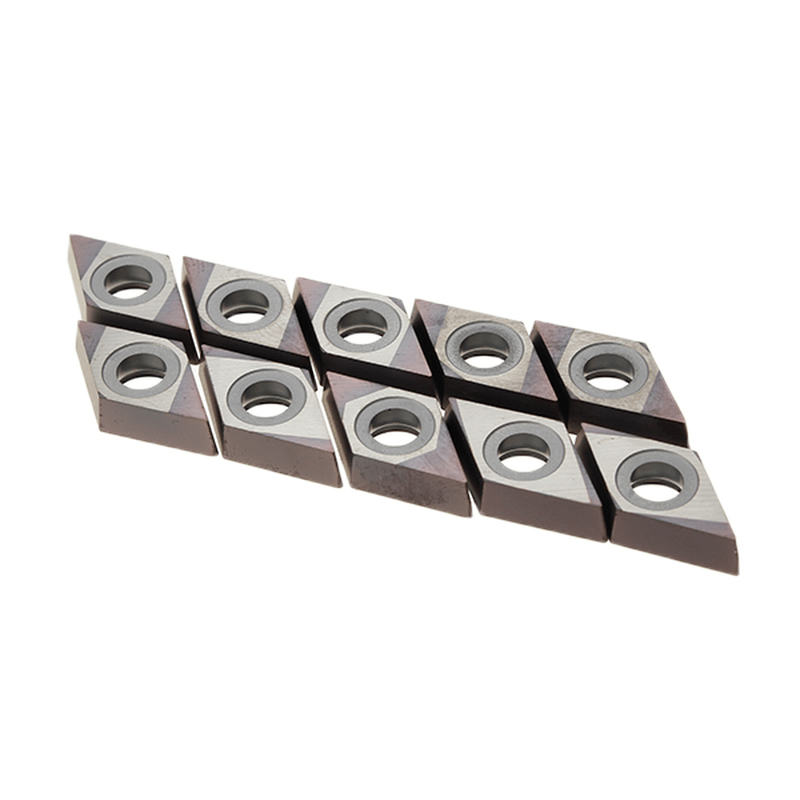 10Pcs DCMT11T0304 VP15TF Cemented Carbide Inserts for Stainless Steel