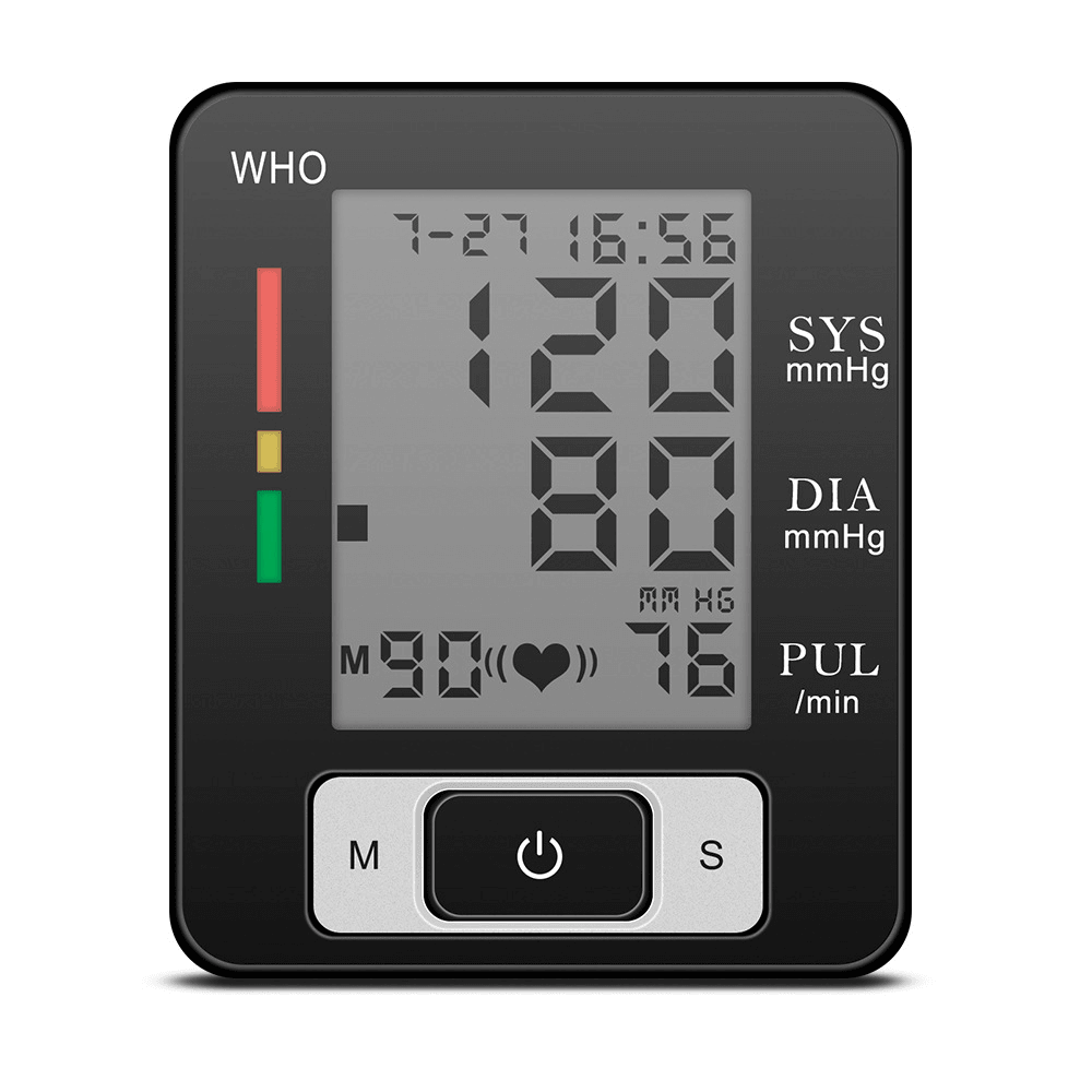 3 in 1 Bluetooth Finger Pulse Oximeter Wrist Blood Pressure Monitor Sphygmomanometer Boby Thermometer Elderly Health Care Set for Festival Christmas Eldly Men Women Gift